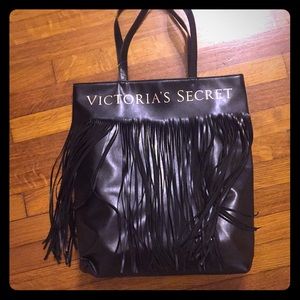 Victoria secret fringe tote